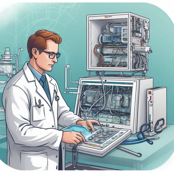 Optimizing Medical Device Maintenance with MCP Repairs: A Case Study on HL7/FHIR and HIPAA-Compliant Workflow Logging